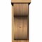 Ekena Millwork Carmel Rough Sawn Corbel w/Backplate, Western Red Cedar, 8"W x 14"D x 18"H COR08X14X18CAR01RWR - alternate 4